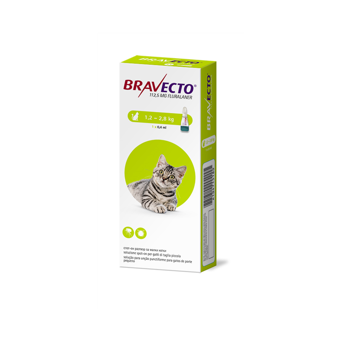 BRAVECTO*1PIP 1,2-2,8KG GATTI