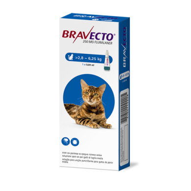 BRAVECTO*1PIP 2,8-6,25KG GATTI