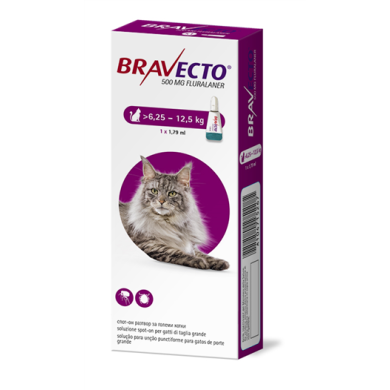 BRAVECTO*1PIP6,25-12,5KG GATTI