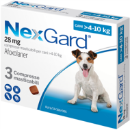 NEXGARD*3CPR 4-10KG 28,3MG