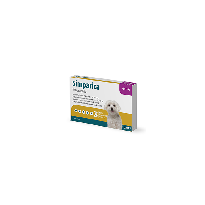 SIMPARICA*3CPR 2,5-5KG