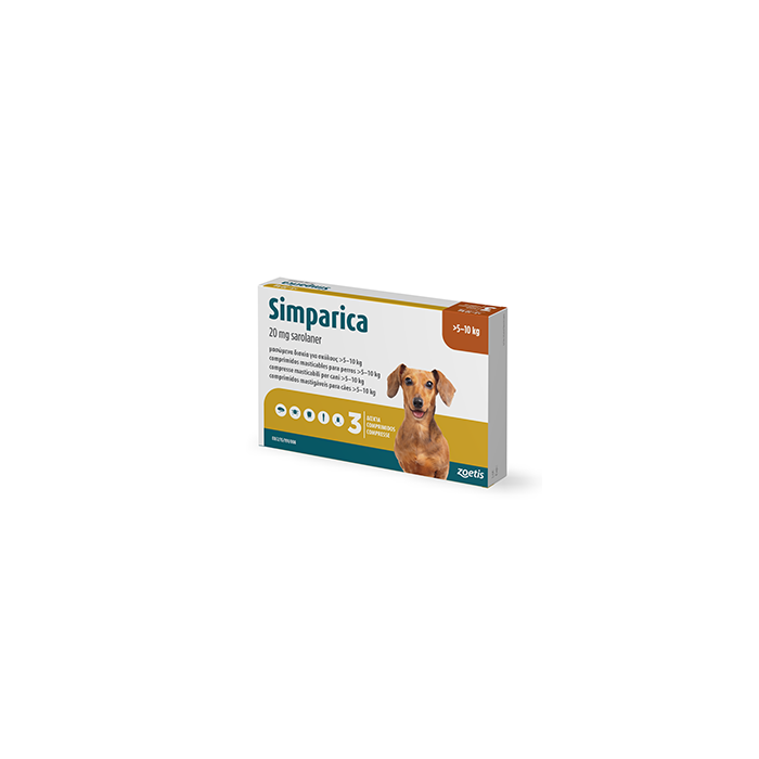SIMPARICA*3CPR 5-10KG