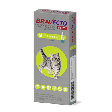 BRAVECTO PLUS*1PIP 1,2-2,8KG