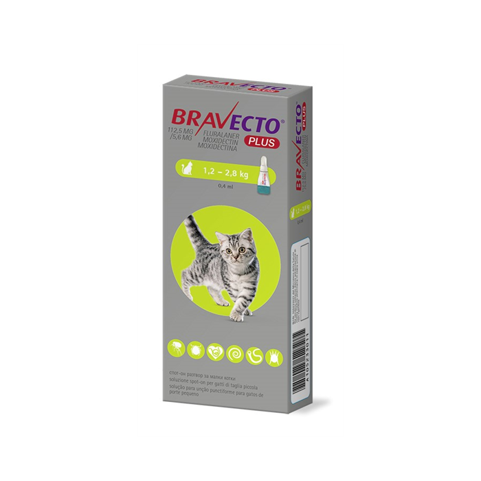 BRAVECTO PLUS*1PIP 1,2-2,8KG