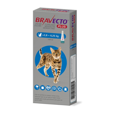 BRAVECTO PLUS*1PIP 2,8-6,25KG