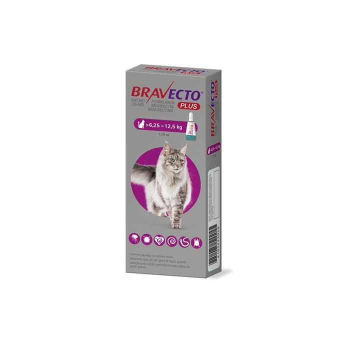BRAVECTO PLUS*1PIP 6,25-12,5KG