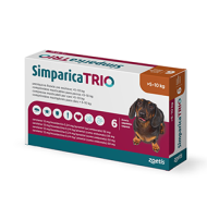SIMPARICA TRIO*6CPR 5-10KG