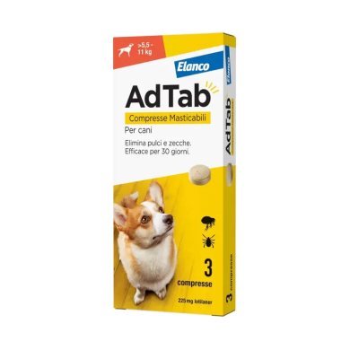 ADTAB*3CPR 225MG CANI 5,5-11KG
