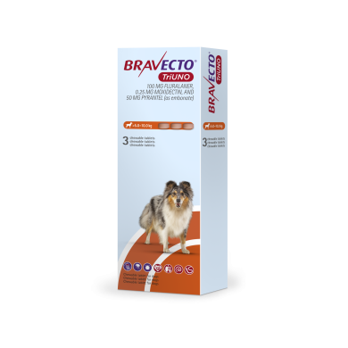 BRAVECTO TRIUNO*3CPR 5-10KG
