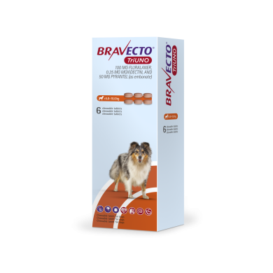 BRAVECTO TRIUNO*6CPR 5-10KG